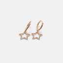 fashion hollow color zircon star earringspicture9
