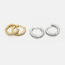 simple fashion goldplated zircon ear hoop wholesalepicture10