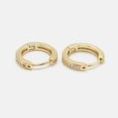 simple fashion goldplated zircon ear hoop wholesalepicture12