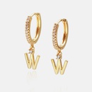 classic fashion glossy letter earrings wholesalepicture10