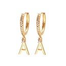 classic fashion glossy letter earrings wholesalepicture11