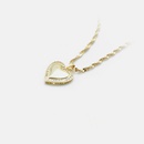 fashion heartshaped pendant copper necklace earrings setpicture12