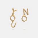 fashion diamond DIY letter earrings wholesalepicture16
