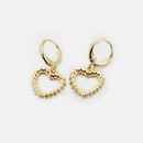 fashion goldplated zircon heartshaped earringspicture11