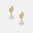 fashion goldplated pearl earrings wholesalepicture7