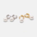fashion goldplated pearl earrings wholesalepicture9