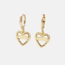 fashion goldplated hollow heartshaped earringspicture12