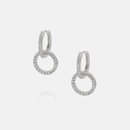 Fashion Simple Circle Goldplated Zircon Earringspicture12