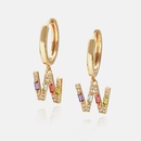 fashion style mixed color letter earrings wholesalepicture8