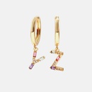 fashion style mixed color letter earrings wholesalepicture9
