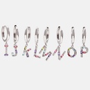 fashion style mixed color letter earrings wholesalepicture12