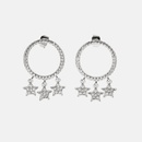 fashion goldplated zircon fivepointed star earrings wholesalepicture10
