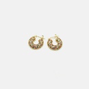 fashion goldplated zircon color copper earrings wholesalepicture10
