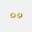 fashion goldplated zircon color copper earrings wholesalepicture12