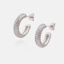 fashion simple goldplated color zircon earringspicture11