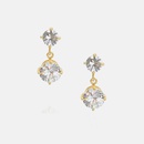 fashion goldplated zircon earrings wholesalepicture9