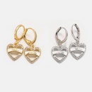 Korean heartshaped copper necklace earrings setpicture15