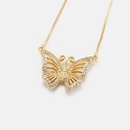 wholesale fashion hollow butterfly clavicle pendant goldplated necklacepicture14