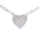 fashion heartshaped zircon goldplated copper necklace wholesalepicture7