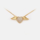 fashion new style heartshaped Angel Wing Pendant Necklacepicture7
