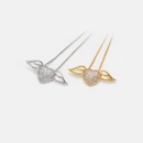 fashion new style heartshaped Angel Wing Pendant Necklacepicture8