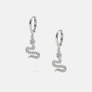 fashion goldplated zircon creative snake earringspicture8