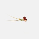 fashion cute sweet cherry pendant goldplated necklacepicture10