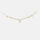 fashion star moon pendant copper necklace wholesalepicture11