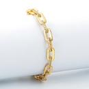 fashion geometric full diamond zircon copper bracelet setspicture23