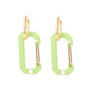 Korean color pin paper clip copper earringspicture9