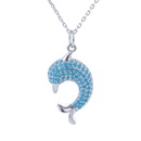 Korean dolphin fish tail  pendant copper necklacepicture6
