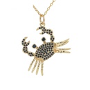 cute little crab pendant copper necklacepicture10