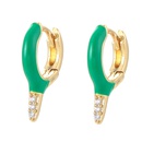 fashion oil drop enamel copper earringspicture12