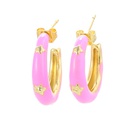 retro Cshaped hoop copper earringspicture8