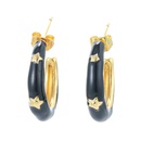 retro Cshaped hoop copper earringspicture11