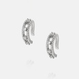 fashion simple goldplated zircon ear clips wholesalepicture14