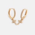 fashion zircon cross earrings wholesalepicture14