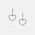 fashion goldplated color zircon hollow heart shape earringspicture17