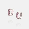 fashion colorful zircon goldplated circle earringspicture15
