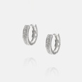 fashion colorful zircon goldplated circle earringspicture16