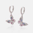 fashion color zircon goldplated butterfly earrings wholesalepicture14