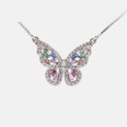 fashion threedimensional hollow butterfly zircon pendant goldplated necklacepicture13
