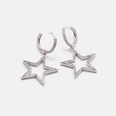 fashion zircon hollow star earrings wholesalepicture13