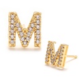fashion diamond DIY letter earrings wholesalepicture45