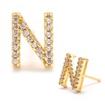 fashion diamond DIY letter earrings wholesalepicture47