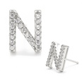 fashion diamond DIY letter earrings wholesalepicture48