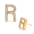 fashion diamond DIY letter earrings wholesalepicture55