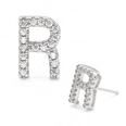 fashion diamond DIY letter earrings wholesalepicture56