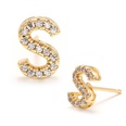fashion diamond DIY letter earrings wholesalepicture57