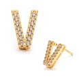 fashion diamond DIY letter earrings wholesalepicture63